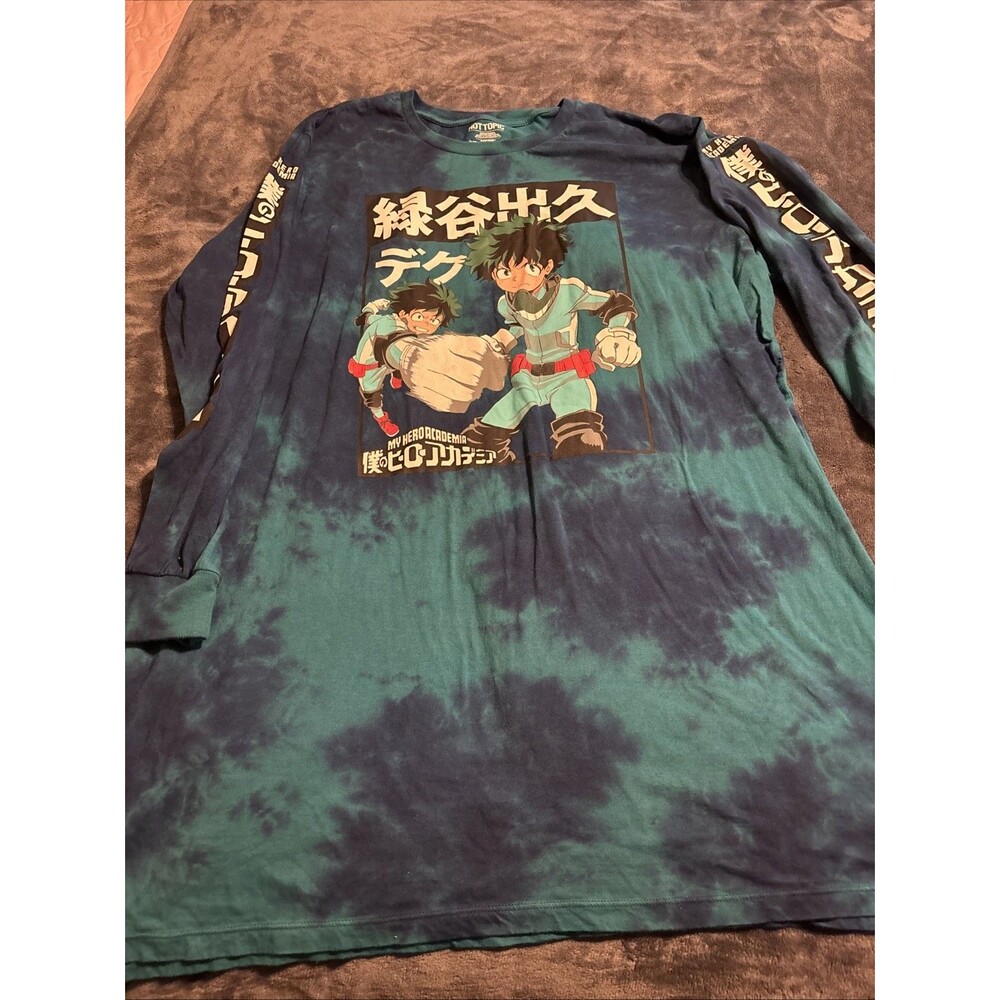 #81 My Hero Academia blue long sleeve shirt 2xl